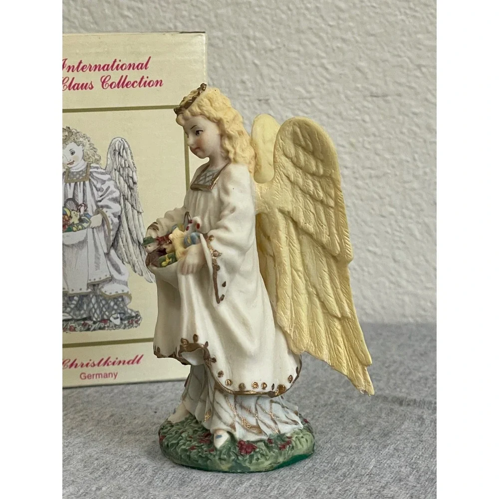 International Santa Claus Collection Christkindl Germany Angel SC08 White Gold
